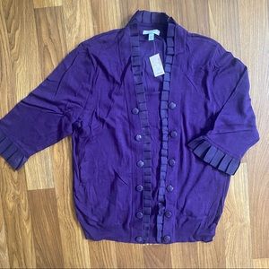 NWT Dress Barn Faux Cardigan